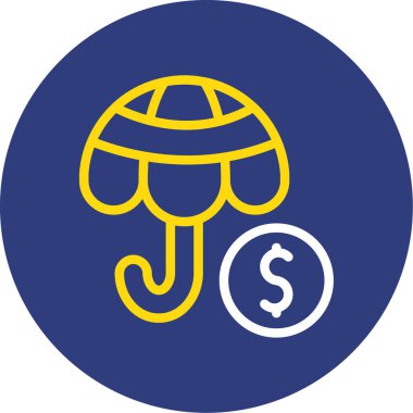 bitcoin. Web simgesi basit illüstrasyon