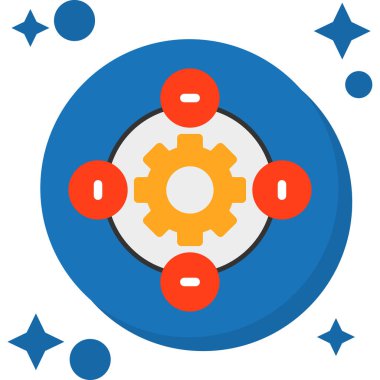 dişlilerin vektör illüstrasyon tasarımı