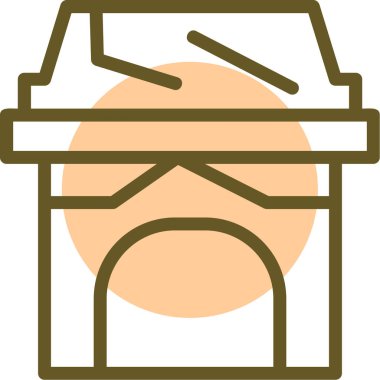 Modern b 'nin vektör illüstrasyonu eksik simgesi