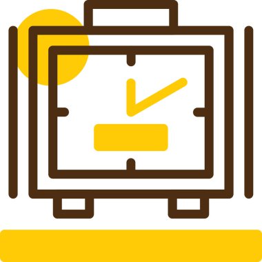 dosya özeti biçiminde iş zamanlama simgesi