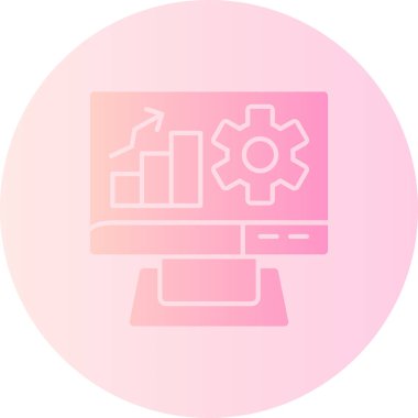 Modern dizüstü bilgisayar simgesinin vektör illüstrasyonu