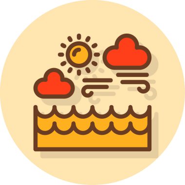 kek ikonu vektör illüstrasyonu