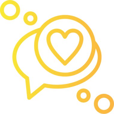 Kalp. Web simgesi basit tasarım