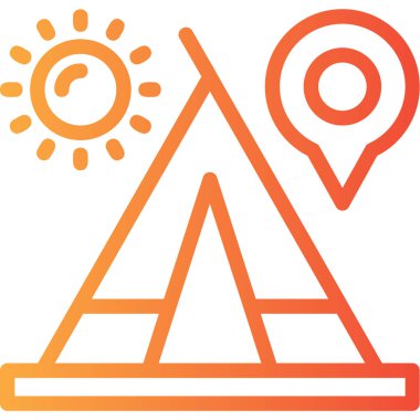 Modern simgenin vektör illüstrasyonu