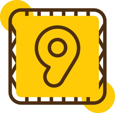 Moda stili izole edilmiş arkaplanda sekiz numaralı simge