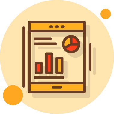 iş analizi grafik simgesi