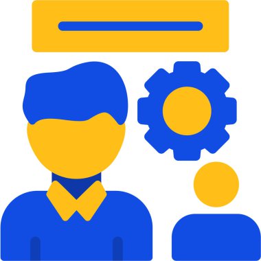 iş simgesi vektör illüstrasyonu