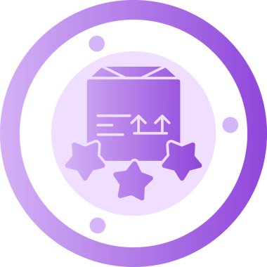 Kutu. Web simgesi basit illüstrasyon