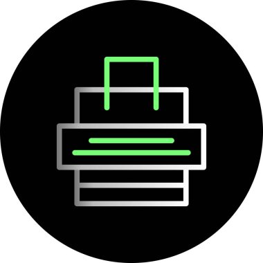 vektör Sunucusu düz simgesi