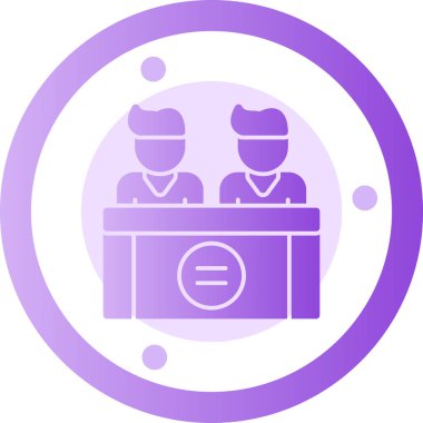 Elinde bozuk para çantası olan bir kadının vektör çizimi