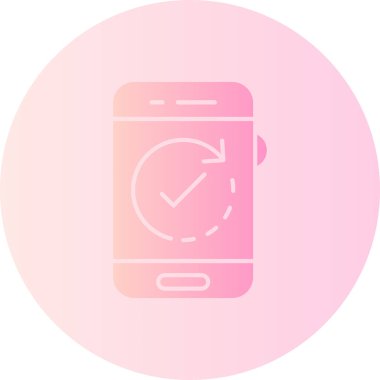 Modern b 'nin vektör gösterimi saatin simgesinden yoksundur