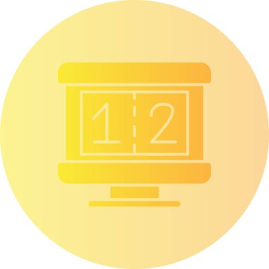 Bilgisayar. Web simgesi basit illüstrasyon