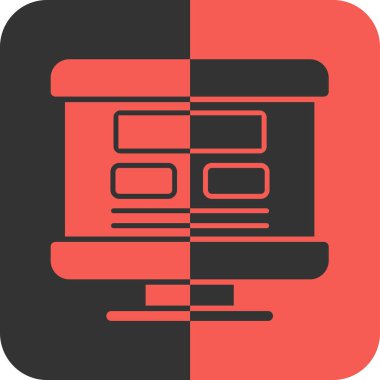 seo modern simgesinin vektör illüstrasyonu