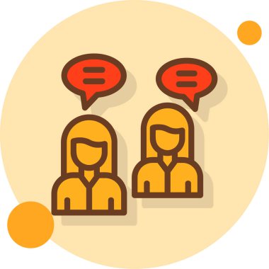 İnsanlar. Web simgesi basit illüstrasyon