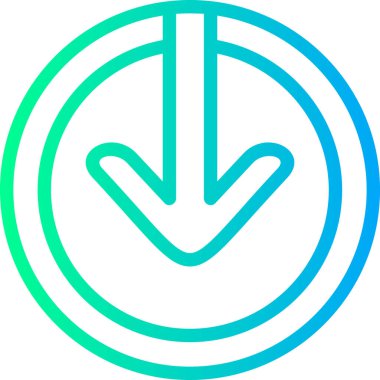 ok simgesi vektör illüstrasyonu