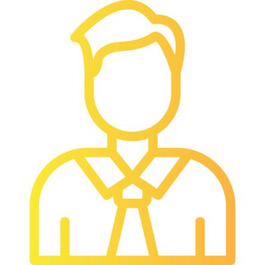 man simgesi vektör illüstrasyonu