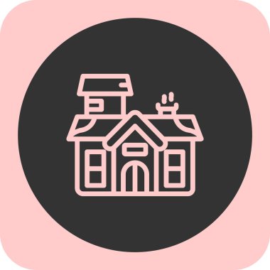 ev simgesi vektör illüstrasyonu