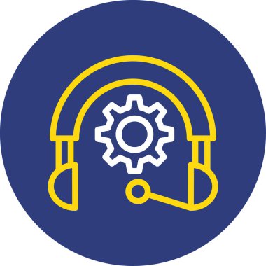 Modern bir simgenin vektör illüstrasyonu