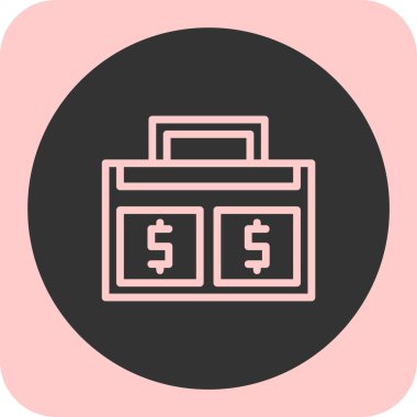 Para ikonu. Moda düz stil beyaz arka planda 10 ep koleksiyonundan izole edildi. Web uygulamaları, mobil uygulamalar ve yazdırma için uygun.