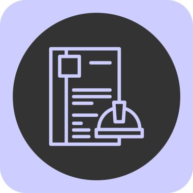 Belge. Web simgesi basit illüstrasyon