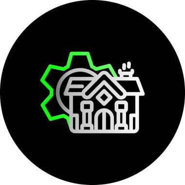 ev simgesi vektör illüstrasyonu