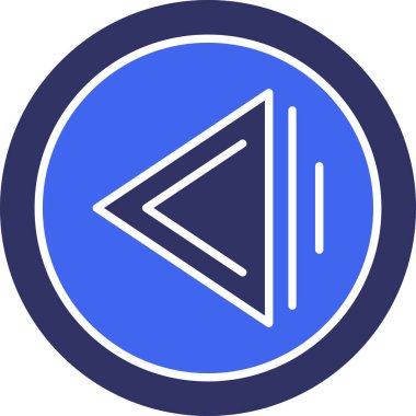 Konuşmacı. Web simgesi basit illüstrasyon