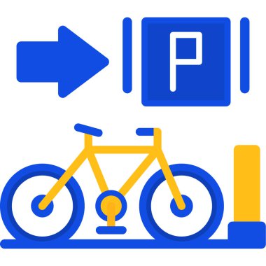 Bisiklet. Web simgesi basit illüstrasyon