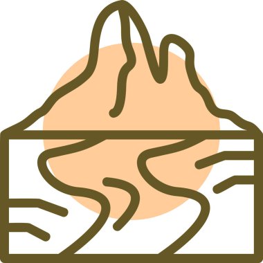 Hayvan maması el simgesi - taslak biçimi