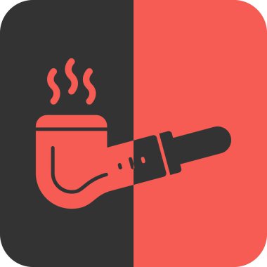 Bir hot dog simgesinin vektör çizimi