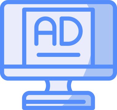 Pazarlama reklam ikonu