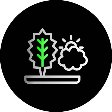 güzel ve siyah vektör sembol