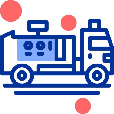 kamyon web simgesi basit tasarım