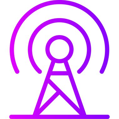 radyo simgesi vektör illüstrasyonu