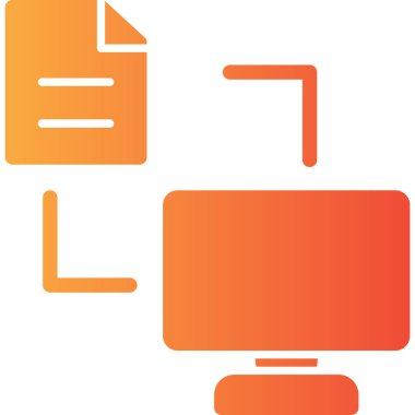 Dizinin vektör simgesi çizimi