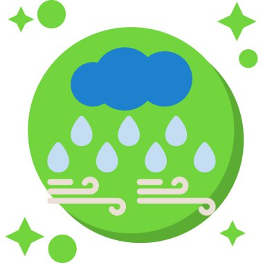 Ay. Web simgesi basit illüstrasyon