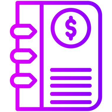 Dolar. Web simgesi basit tasarım