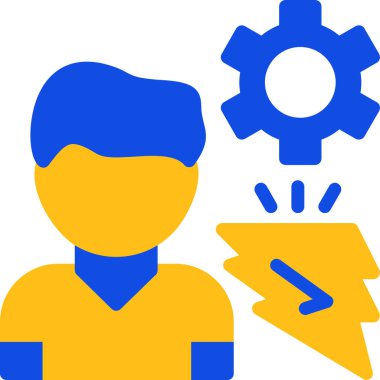 Vitesli bir adamın vektör çizimi