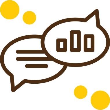 baloncuk konuşma simgesi ana hatlar biçiminde