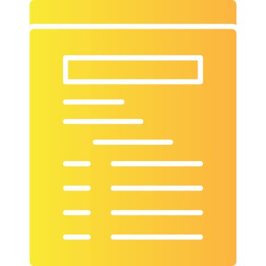 Vektör belgesi Simge illüstrasyonu