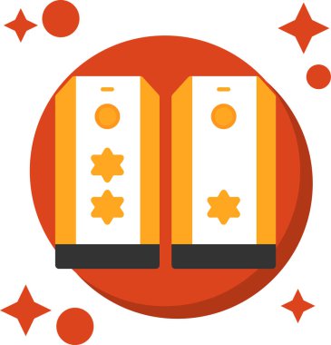 Vektör illüstrasyonu, simge ögesi arkaplanı