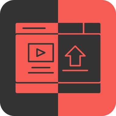 Web ve mobil renkli vektör simgesi.