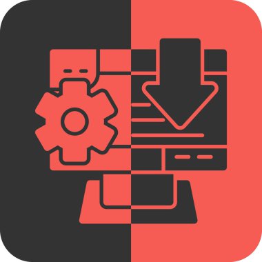 iş simgesi vektör çizim grafiği