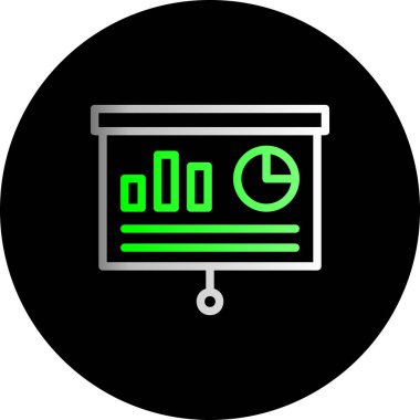 vektör lcd simgesi illüstrasyonu