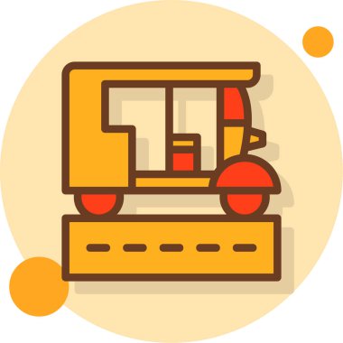 Modern bir simgenin vektör illüstrasyonu