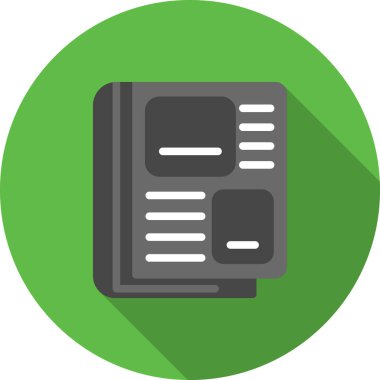 yazıcı düz simgesi, vektör illüstrasyonu