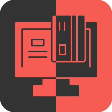 Yazıcı simgesi vektör illüstrasyonu