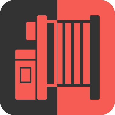 Mobilya simgesinin vektör illüstrasyonu