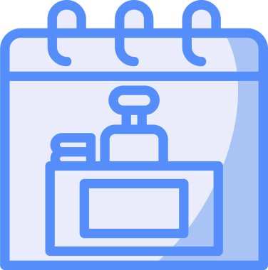 Takvim. Web simgesi basit illüstrasyon