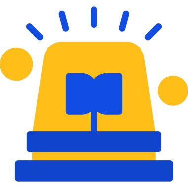 Zil. Web simgesi vektör illüstrasyonu