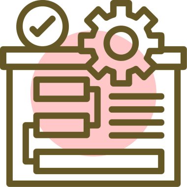 Web Geliştirme Modern simge vektör çizimi